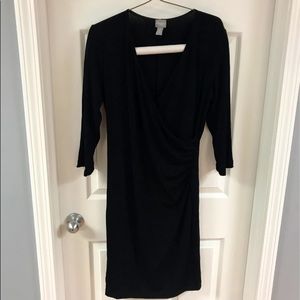 Black casual dress